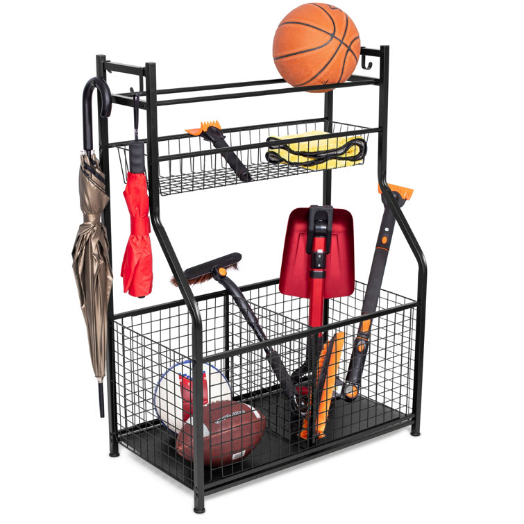 Rebrilliant Bleckley Wall Mounted Sports Rack & Reviews Wayfair